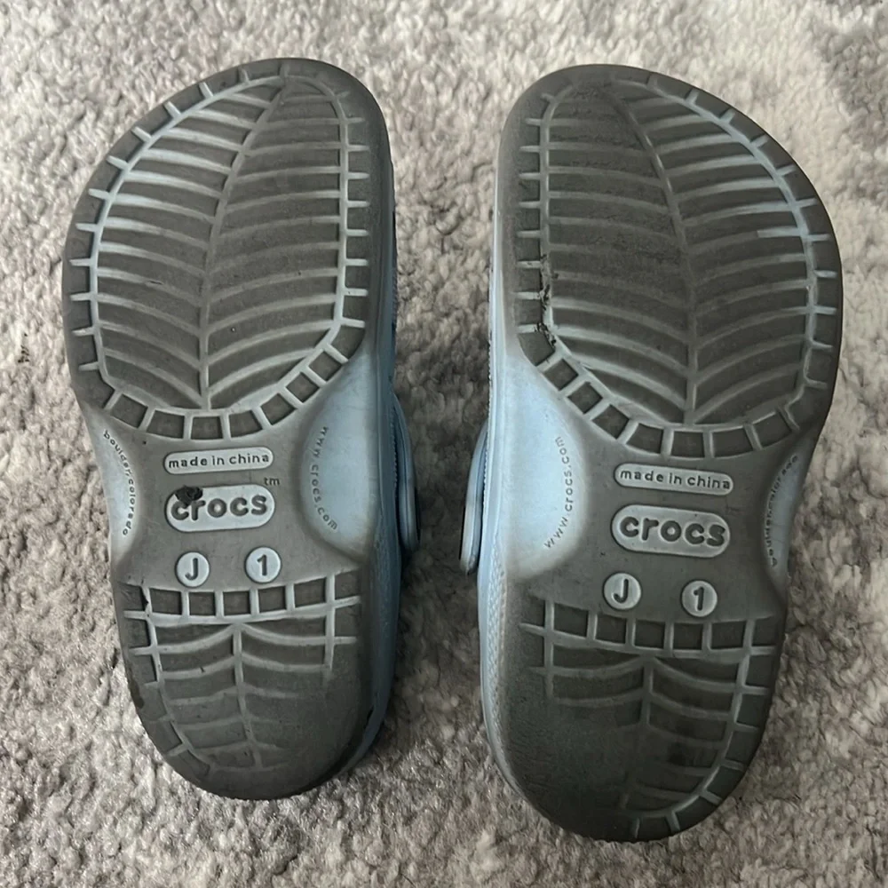Crocs Baby Blue Stars and Moon Shoes Sandals